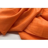 Лен с вискозой Оранжевый